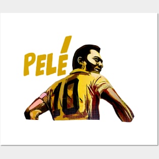 Pele Brazilian Soccer Legend Posters and Art